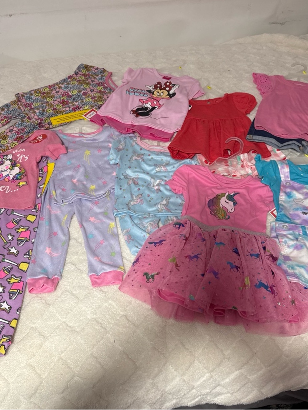 Bundle of 9 two piece kid clothes